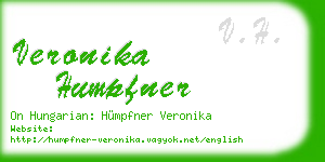 veronika humpfner business card