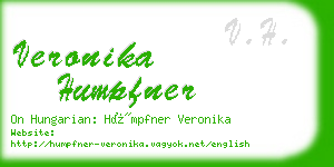 veronika humpfner business card